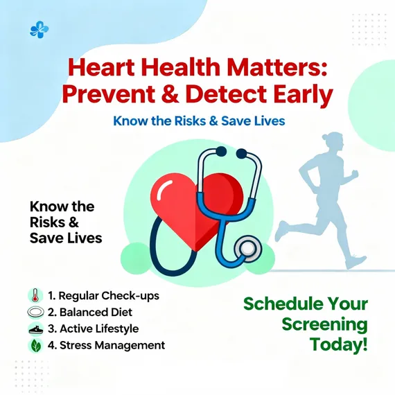 Infographic: Heart Health Matters, Prevent & Detect Early