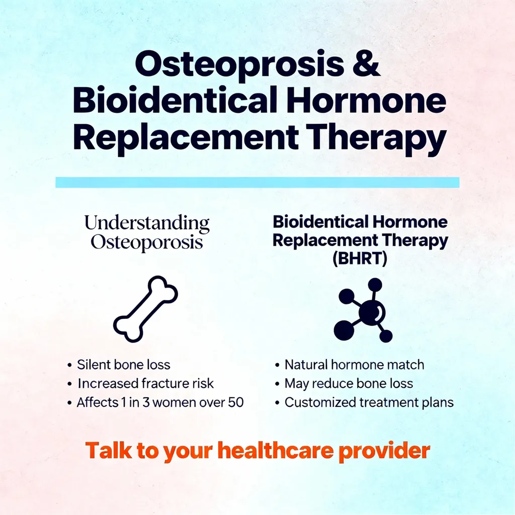 Infographic: Osteoporosis & Bioidentical Hormone Replacement Therapy